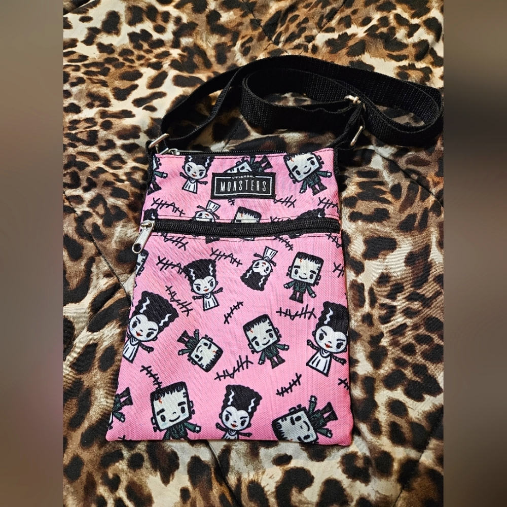 Universal Monsters Frankenstein & Bride Mini Crossbody